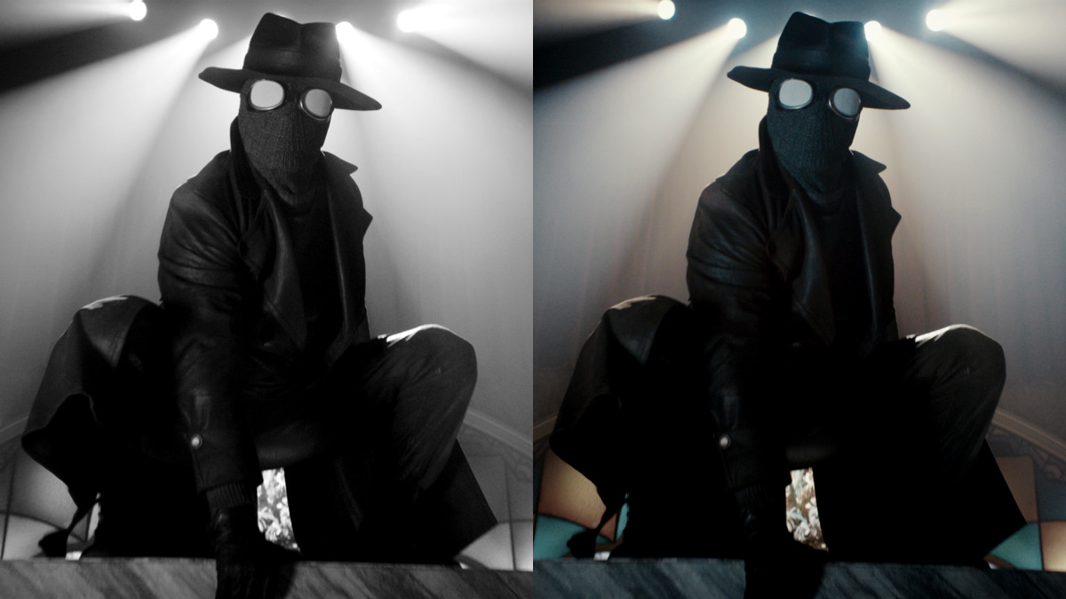 Como Spider-Noir tirou versões coloridas e em preto e branco do programa